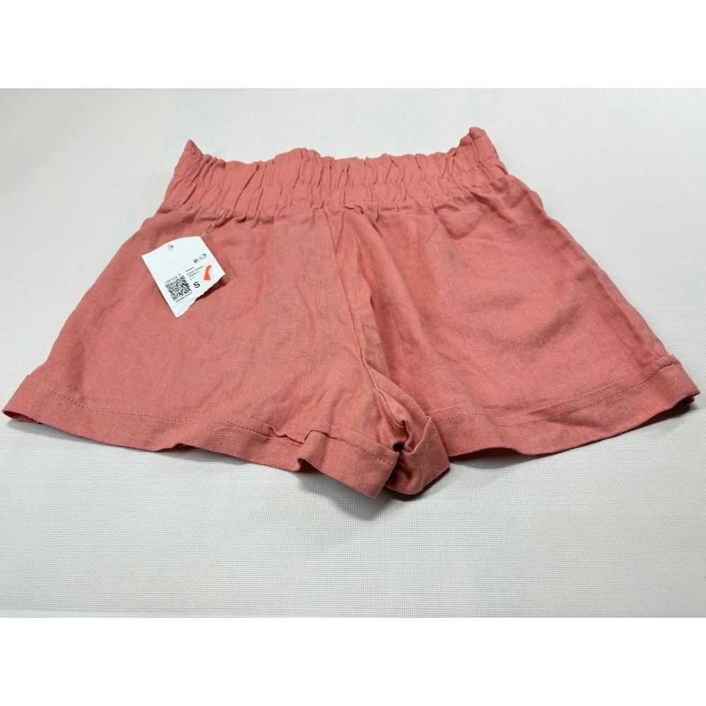 Forever 21 Women's Shorts Size S Tigerlily Linen woven High Waist Elastic